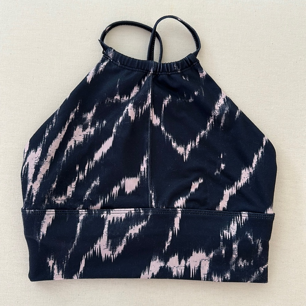 Jo+Jax Eclipse crop top, Onyx tiger, XSA